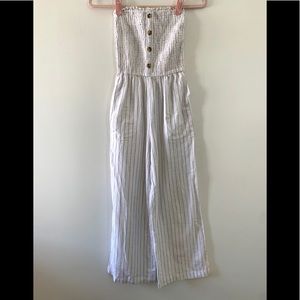Abercrombie and Fitch Smocked  top jumpsuit